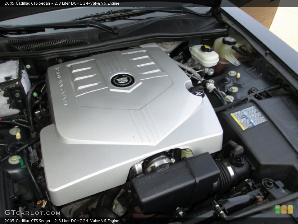 2.8 Liter DOHC 24-Valve V6 2005 Cadillac CTS Engine