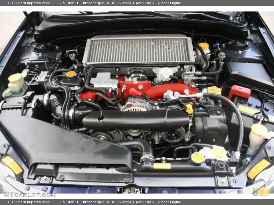 2.5 Liter STI Turbocharged DOHC 16-Valve DAVCS Flat 4 Cylinder Engine for the 2011 Subaru Impreza #82711128