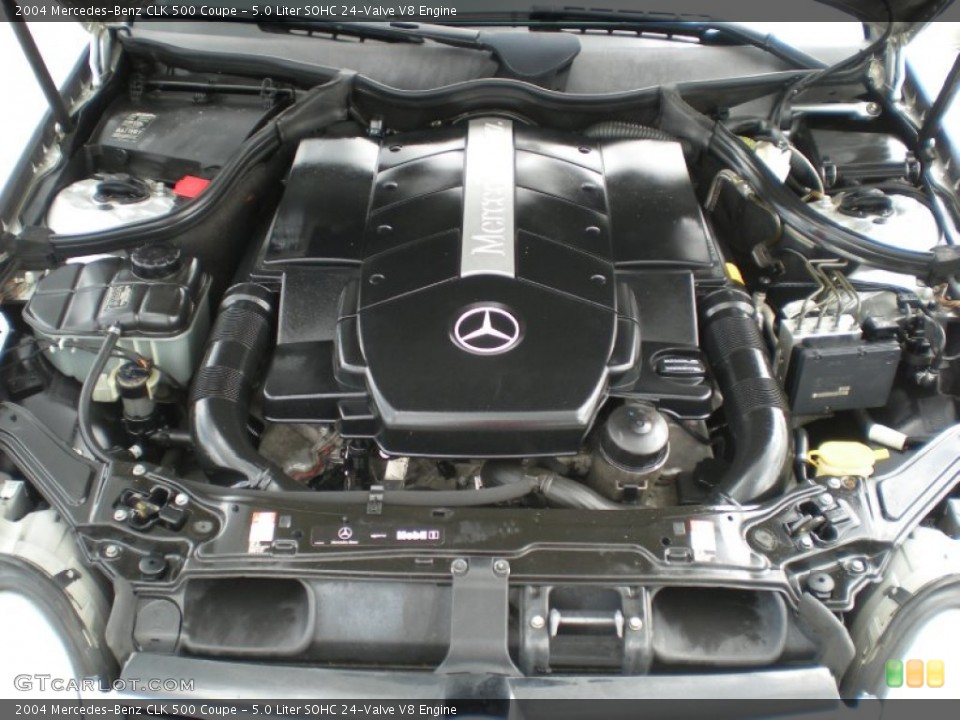 5.0 Liter SOHC 24-Valve V8 Engine for the 2004 Mercedes-Benz CLK #82712599