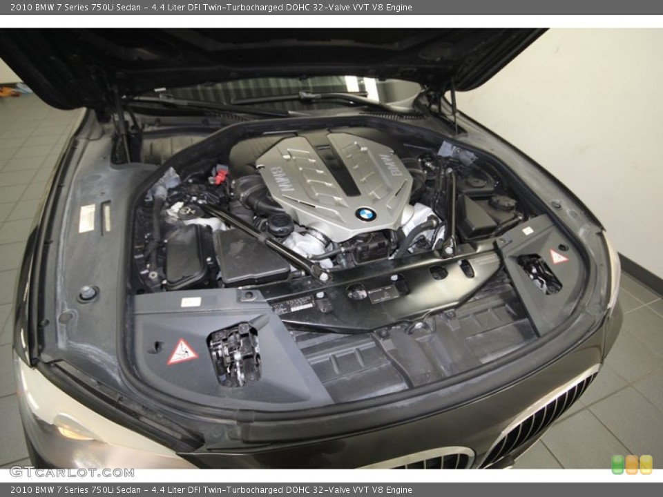 4.4 Liter DFI Twin-Turbocharged DOHC 32-Valve VVT V8 2010 BMW 7 Series Engine
