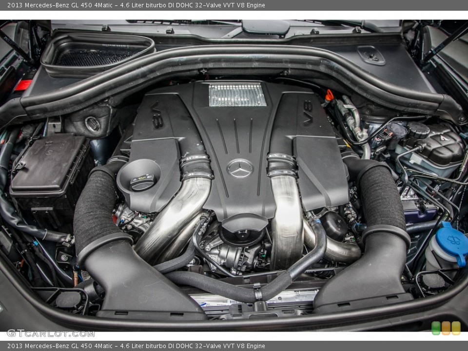 4.6 Liter biturbo DI DOHC 32-Valve VVT V8 Engine for the 2013 Mercedes-Benz GL #82715629