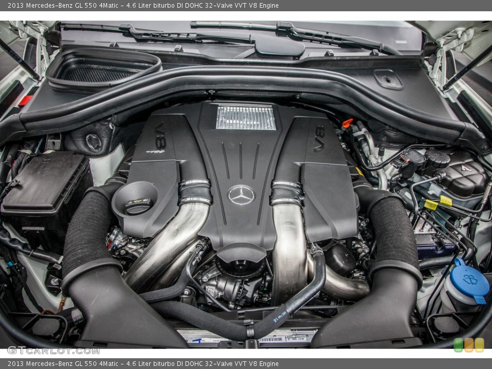 4.6 Liter biturbo DI DOHC 32-Valve VVT V8 Engine for the 2013 Mercedes-Benz GL #82716481