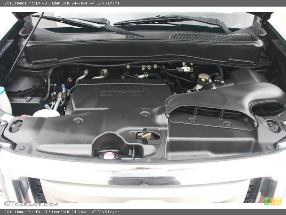 3.5 Liter SOHC 24-Valve i-VTEC V6 2011 Honda Pilot Engine