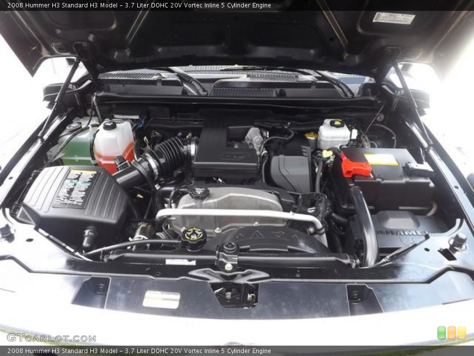 3.7 Liter DOHC 20V Vortec Inline 5 Cylinder Engine for the 2008 Hummer H3 #82730128