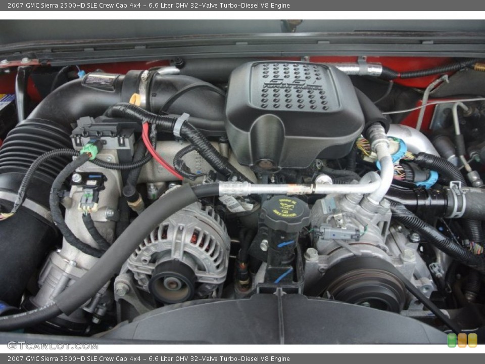 6.6 Liter OHV 32-Valve Turbo-Diesel V8 Engine for the 2007 GMC Sierra 2500HD #82749655