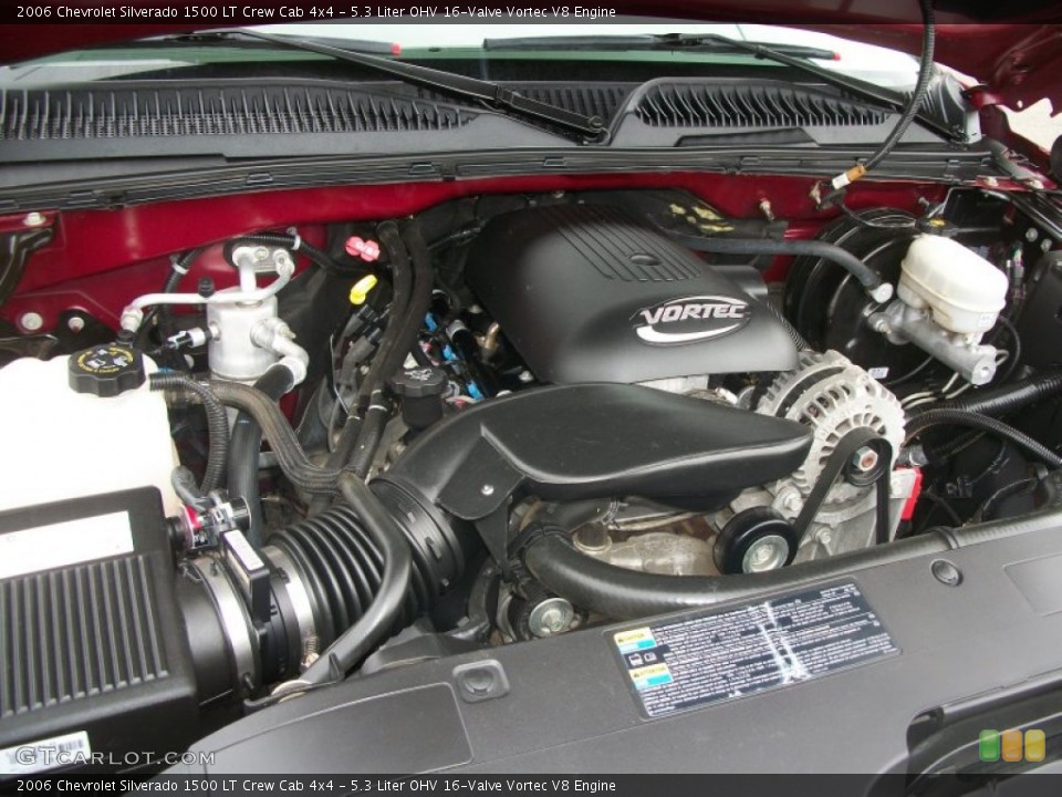 5.3 Liter OHV 16-Valve Vortec V8 Engine for the 2006 Chevrolet Silverado 1500 #82762430