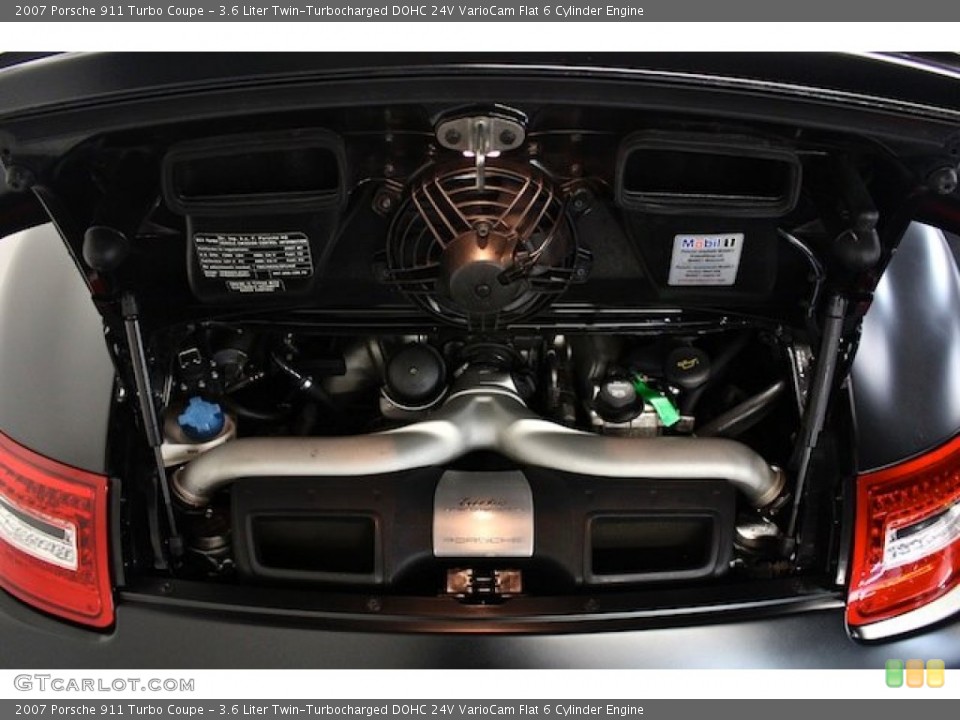 3.6 Liter Twin-Turbocharged DOHC 24V VarioCam Flat 6 Cylinder Engine for the 2007 Porsche 911 #82777926