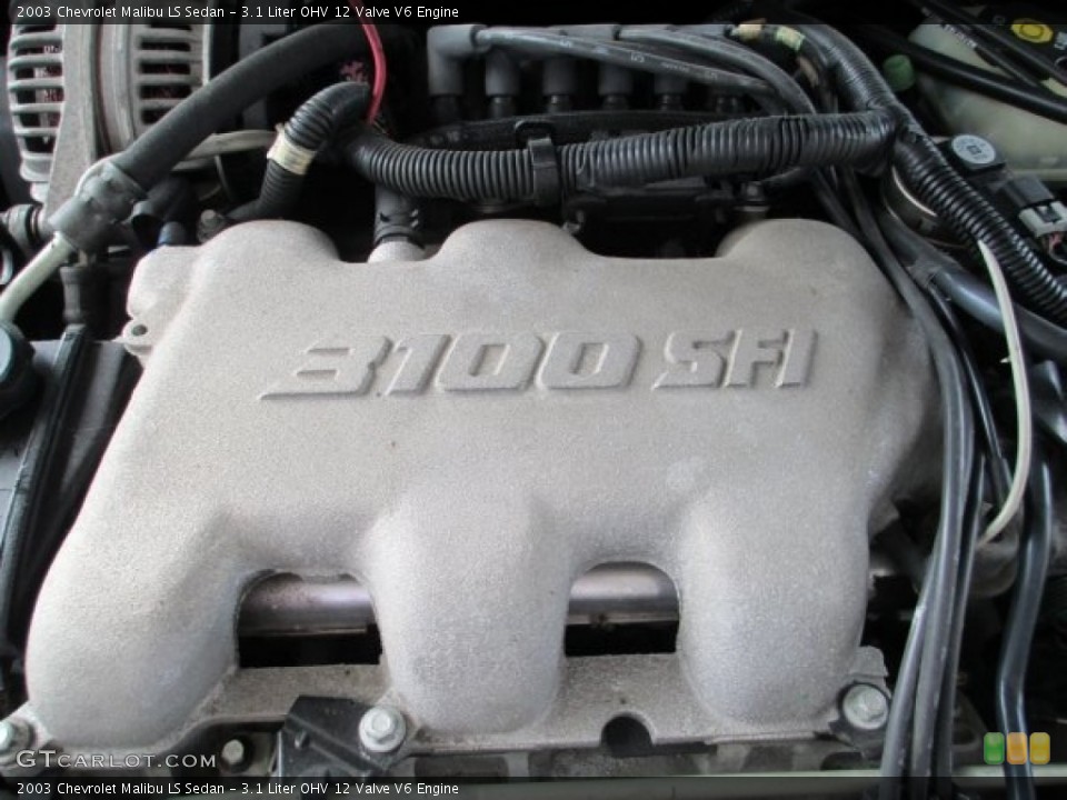 3.1 Liter OHV 12 Valve V6 Engine for the 2003 Chevrolet Malibu #82781412