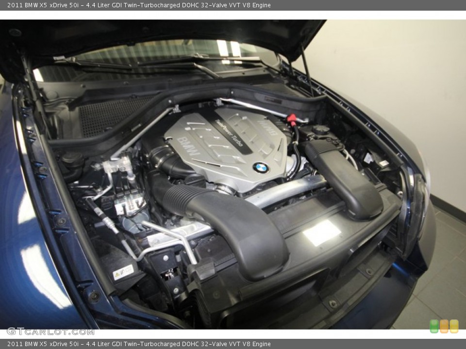 4.4 Liter GDI Twin-Turbocharged DOHC 32-Valve VVT V8 Engine for the 2011 BMW X5 #82788608