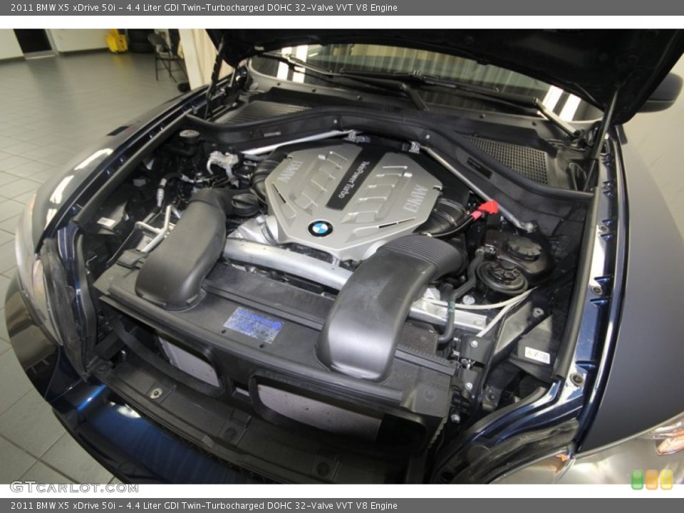 4.4 Liter GDI Twin-Turbocharged DOHC 32-Valve VVT V8 Engine for the 2011 BMW X5 #82788619