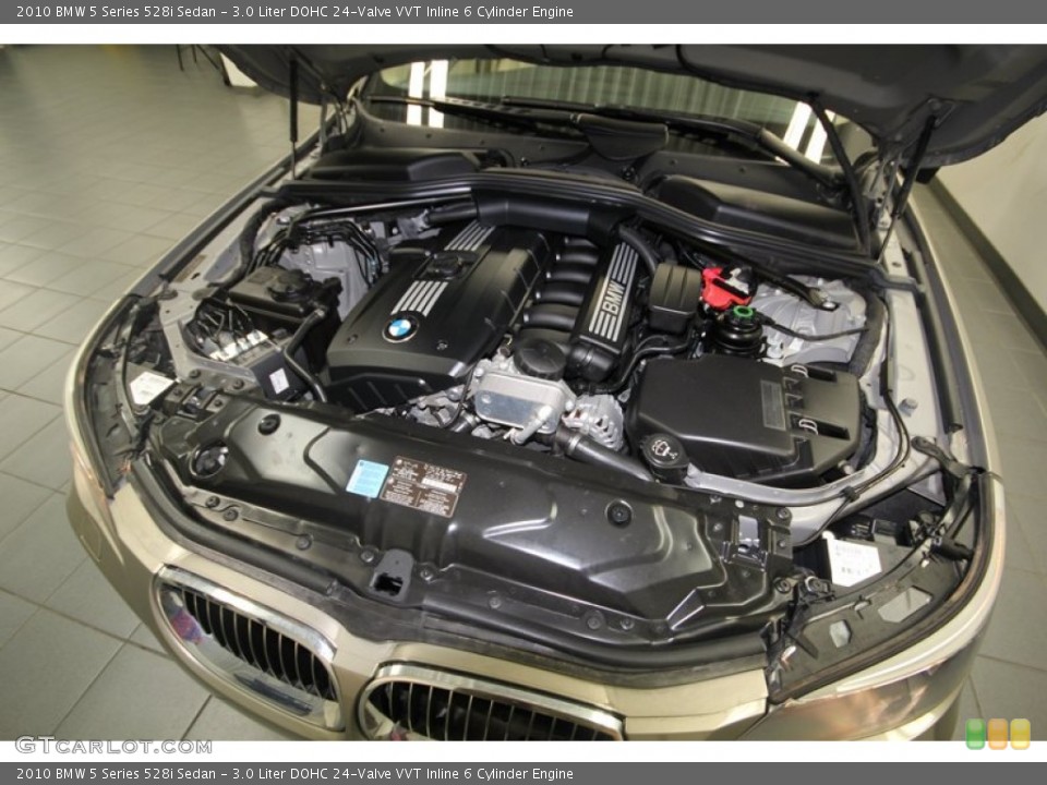 3.0 Liter DOHC 24-Valve VVT Inline 6 Cylinder Engine for the 2010 BMW 5 Series #82789111