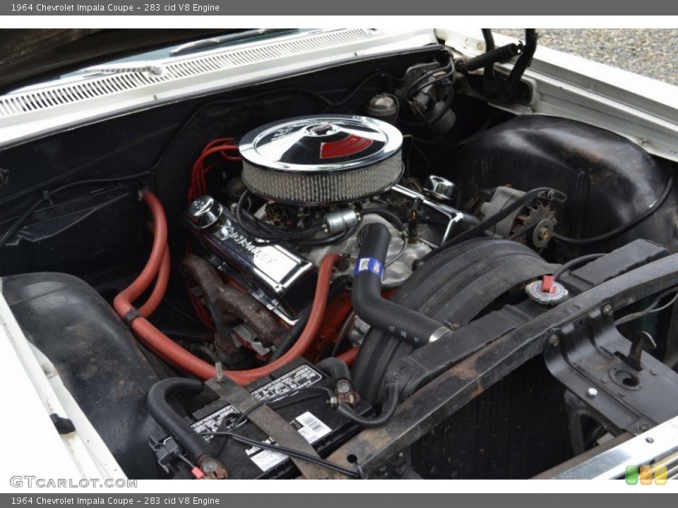 283 cid V8 1964 Chevrolet Impala Engine