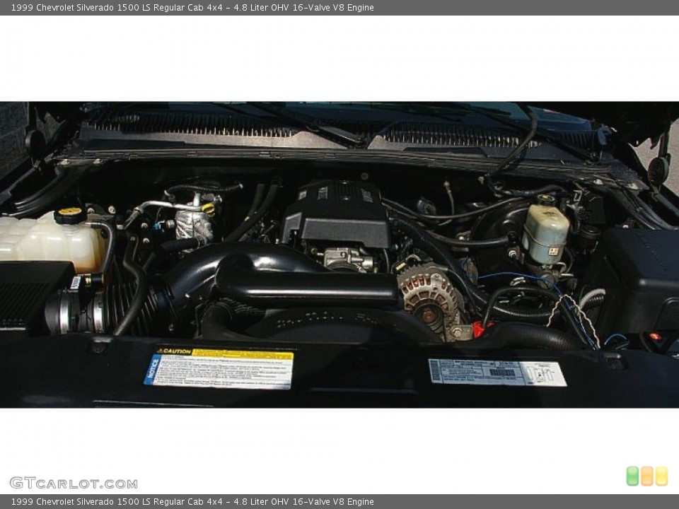 4.8 Liter OHV 16-Valve V8 Engine for the 1999 Chevrolet Silverado 1500 #82814990