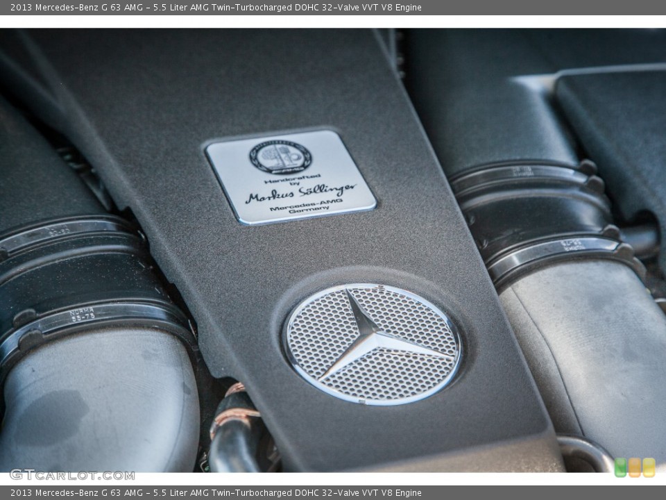 5.5 Liter AMG Twin-Turbocharged DOHC 32-Valve VVT V8 Engine for the 2013 Mercedes-Benz G #82817011