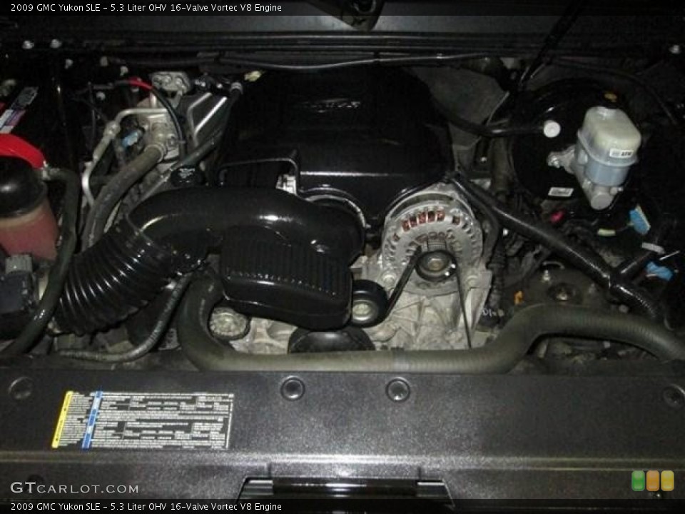 5.3 Liter OHV 16-Valve Vortec V8 2009 GMC Yukon Engine
