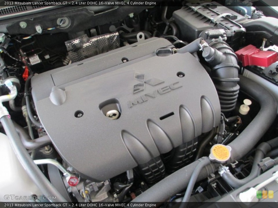 2.4 Liter DOHC 16-Valve MIVEC 4 Cylinder Engine for the 2013 Mitsubishi Lancer #82831311