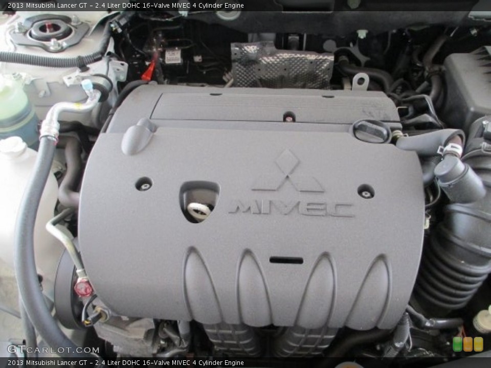 2.4 Liter DOHC 16-Valve MIVEC 4 Cylinder 2013 Mitsubishi Lancer Engine