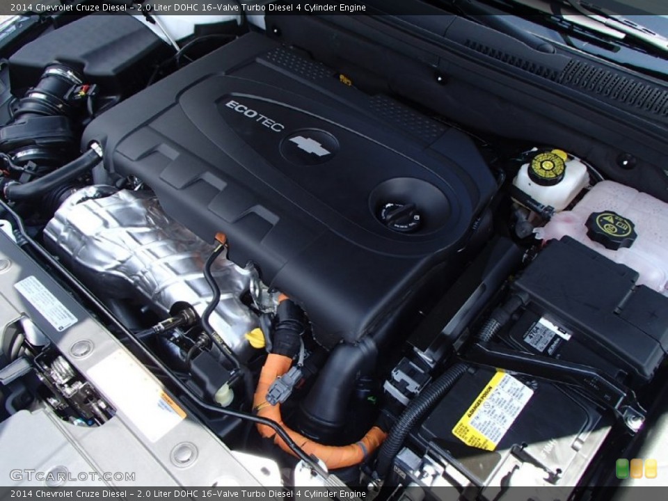 2.0 Liter DOHC 16-Valve Turbo Diesel 4 Cylinder Engine for the 2014 Chevrolet Cruze #82866104