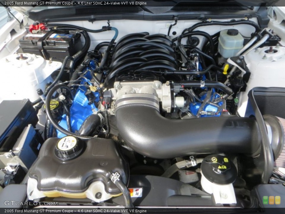 4.6 Liter SOHC 24-Valve VVT V8 Engine for the 2005 Ford Mustang #82868069