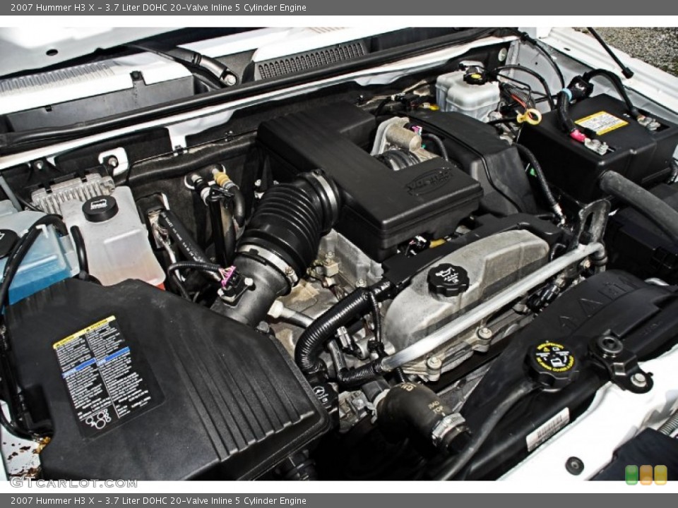 3.7 Liter DOHC 20-Valve Inline 5 Cylinder Engine for the 2007 Hummer H3 #82876689