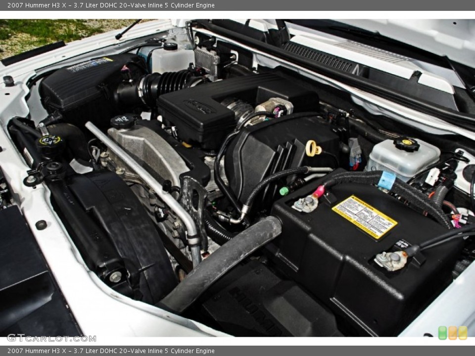 3.7 Liter DOHC 20-Valve Inline 5 Cylinder Engine for the 2007 Hummer H3 #82876725