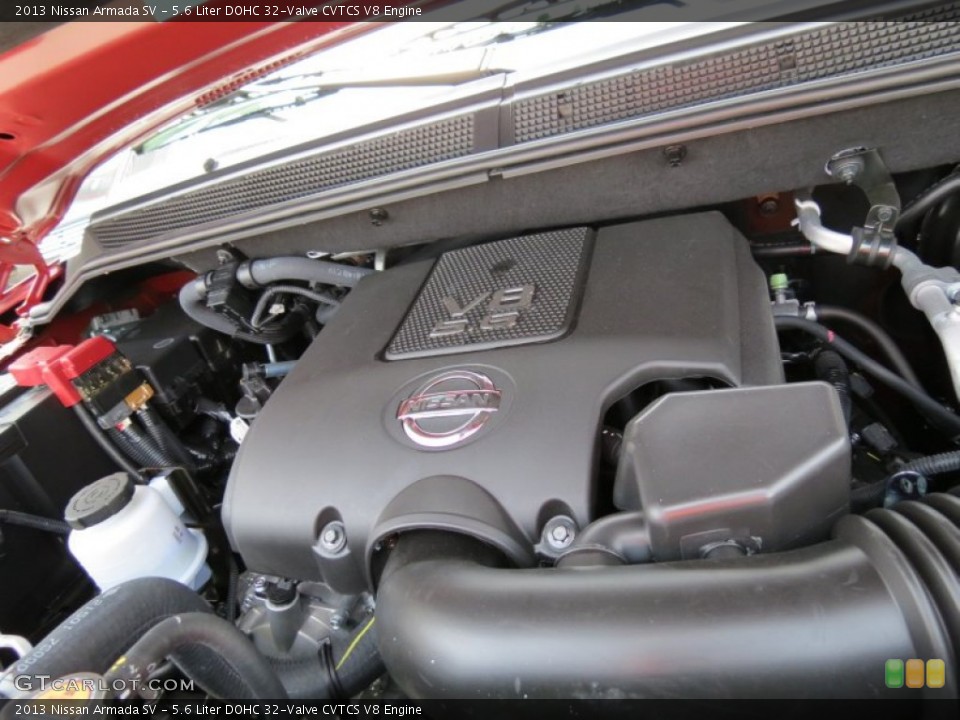5.6 Liter DOHC 32-Valve CVTCS V8 Engine for the 2013 Nissan Armada #82882955