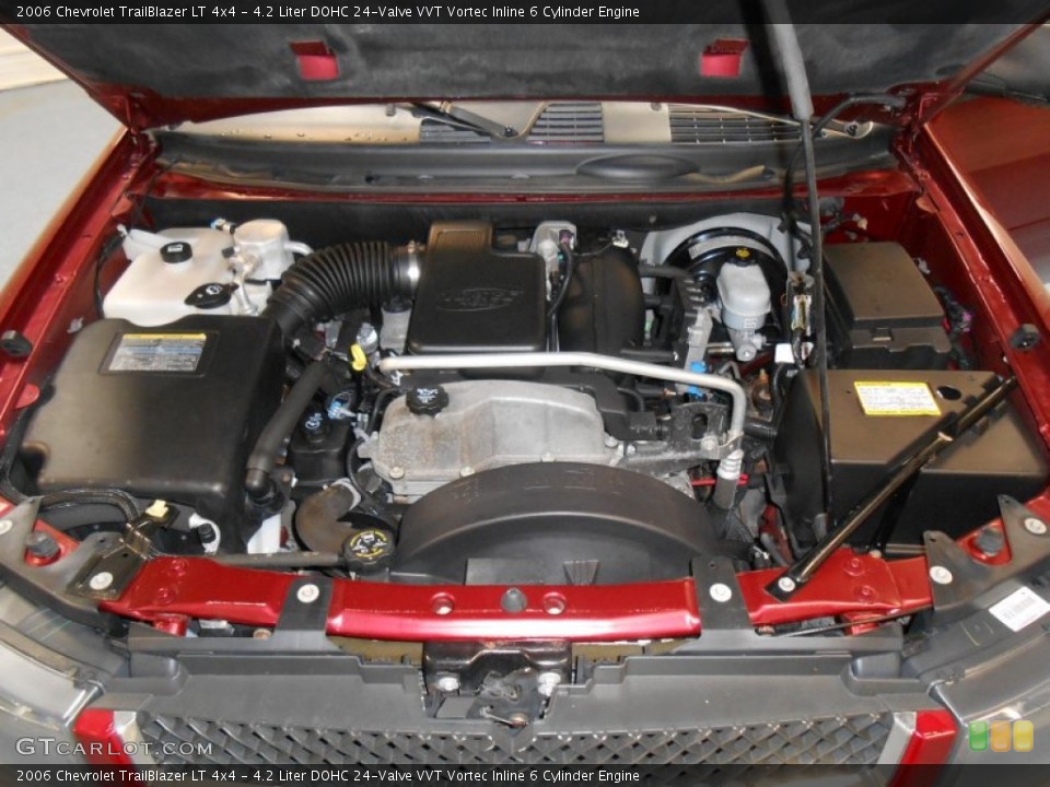 4.2 Liter DOHC 24-Valve VVT Vortec Inline 6 Cylinder Engine for the 2006 Chevrolet TrailBlazer #82889477