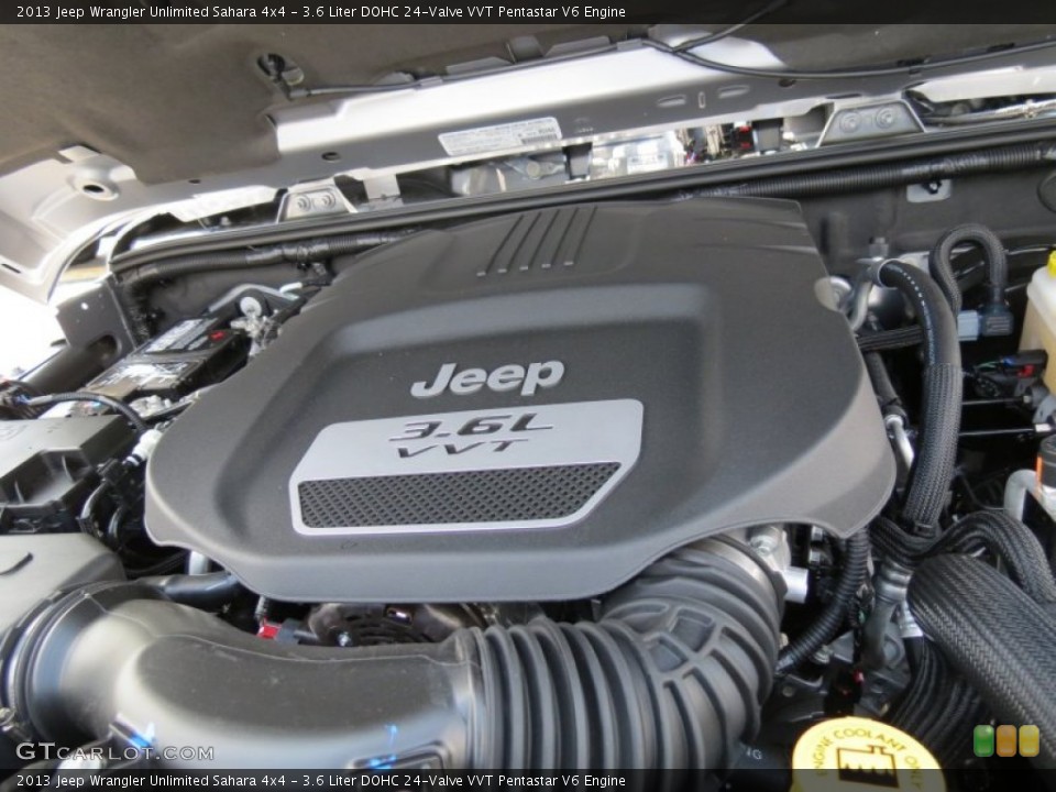 3.6 Liter DOHC 24-Valve VVT Pentastar V6 Engine for the 2013 Jeep Wrangler Unlimited #82902634