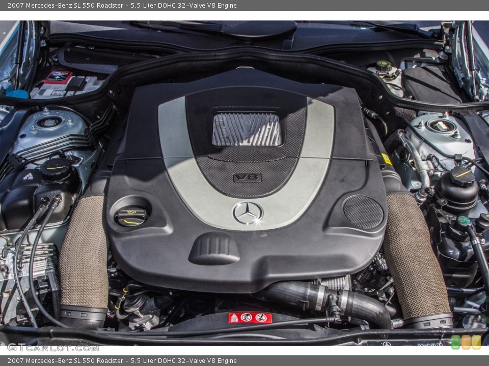 5.5 Liter DOHC 32-Valve V8 Engine for the 2007 Mercedes-Benz SL #82920047