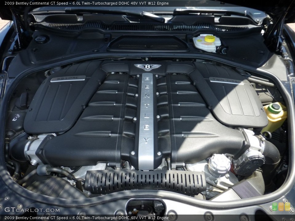 6.0L Twin-Turbocharged DOHC 48V VVT W12 Engine for the 2009 Bentley Continental GT #82921049