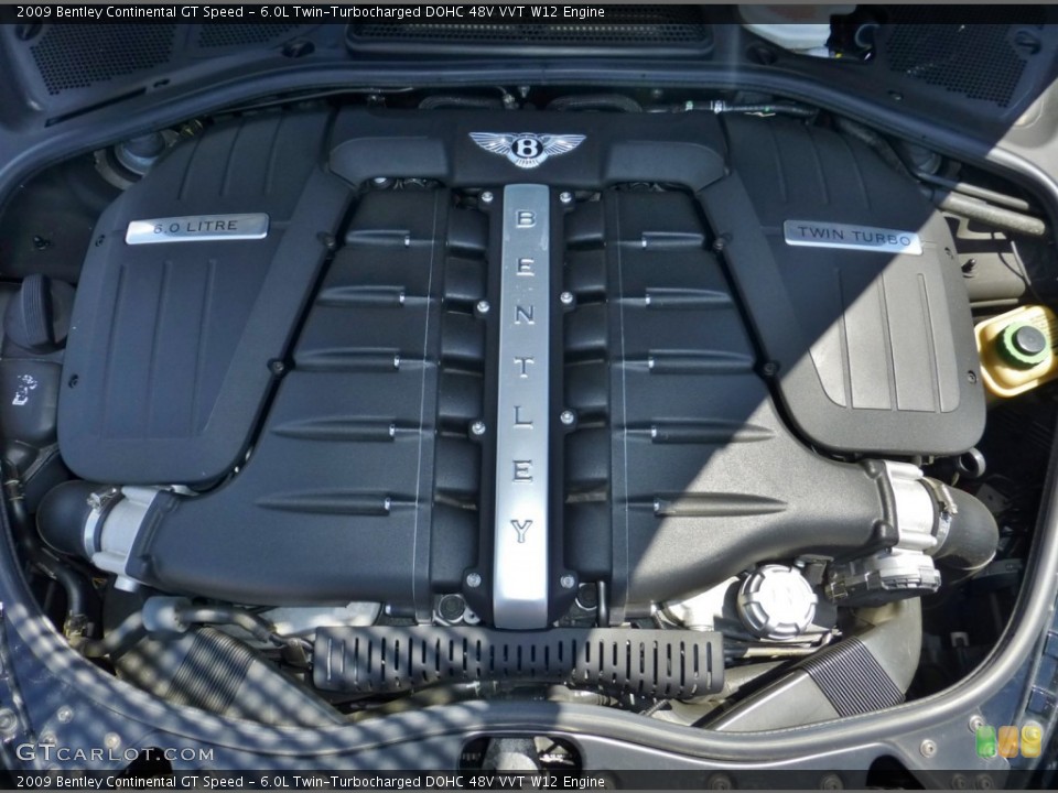 6.0L Twin-Turbocharged DOHC 48V VVT W12 Engine for the 2009 Bentley Continental GT #82921061