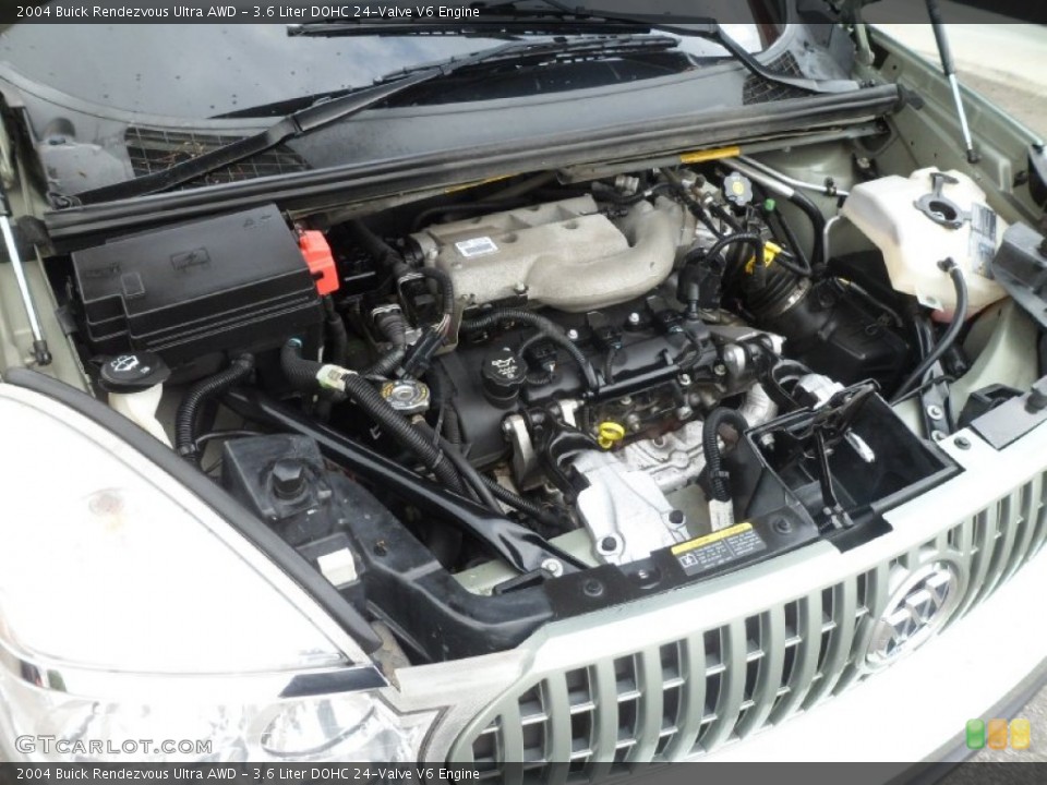 3.6 Liter DOHC 24-Valve V6 Engine for the 2004 Buick Rendezvous #82928850 | GTCarLot.com 2004 Buick Rendezvous Engine 3.4 L V6