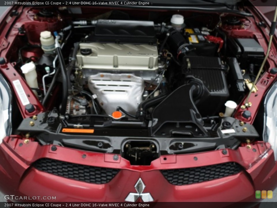 2.4 Liter DOHC 16-Valve MIVEC 4 Cylinder Engine for the 2007 Mitsubishi Eclipse #82934240