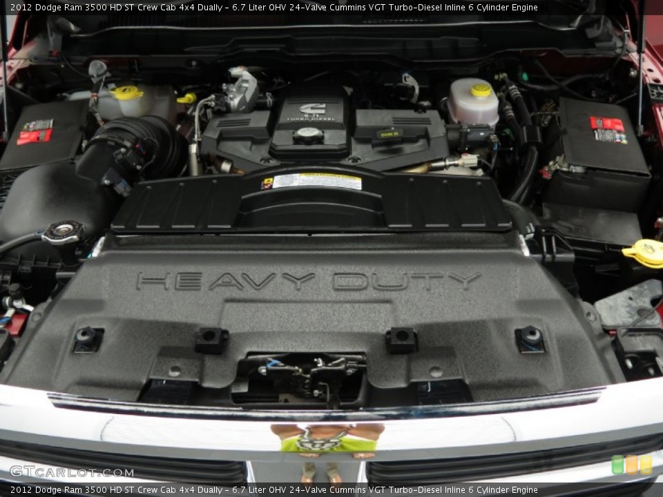 6.7 Liter OHV 24-Valve Cummins VGT Turbo-Diesel Inline 6 Cylinder Engine for the 2012 Dodge Ram 3500 HD #82935336