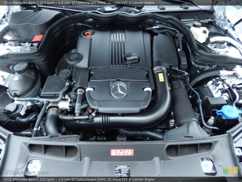 1.8 Liter DI Turbocharged DOHC 16-Valve VVT 4 Cylinder Engine for the 2013 Mercedes-Benz C #82944435