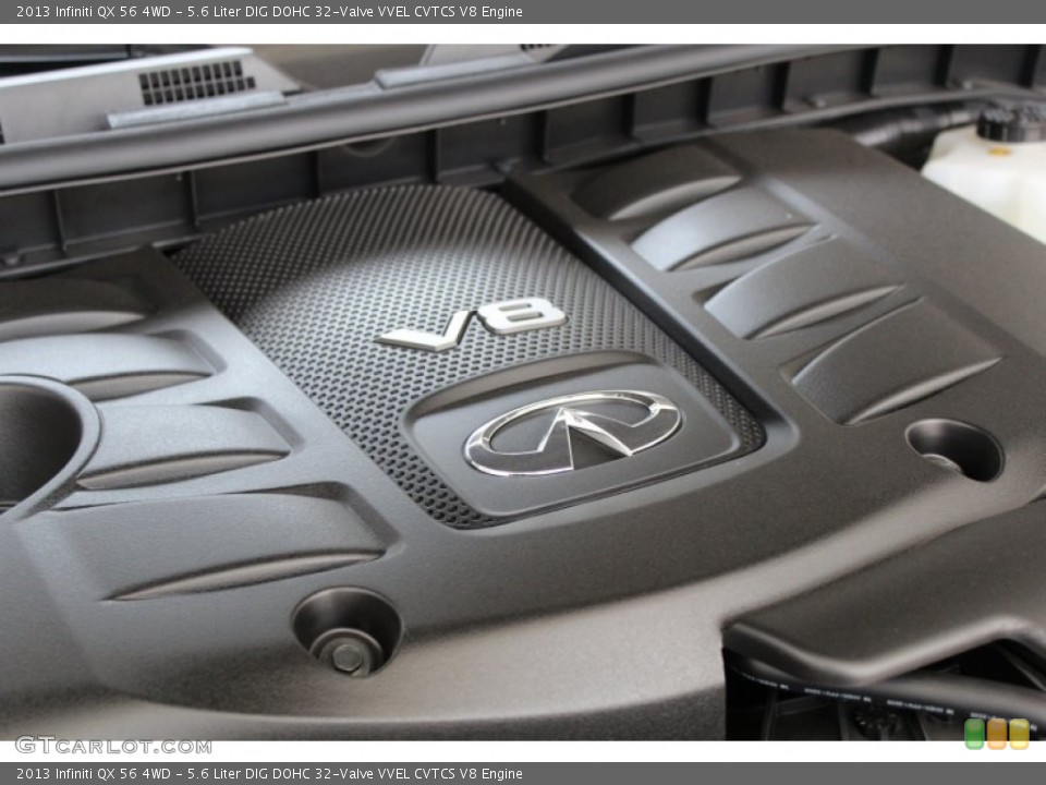 5.6 Liter DIG DOHC 32-Valve VVEL CVTCS V8 2013 Infiniti QX Engine