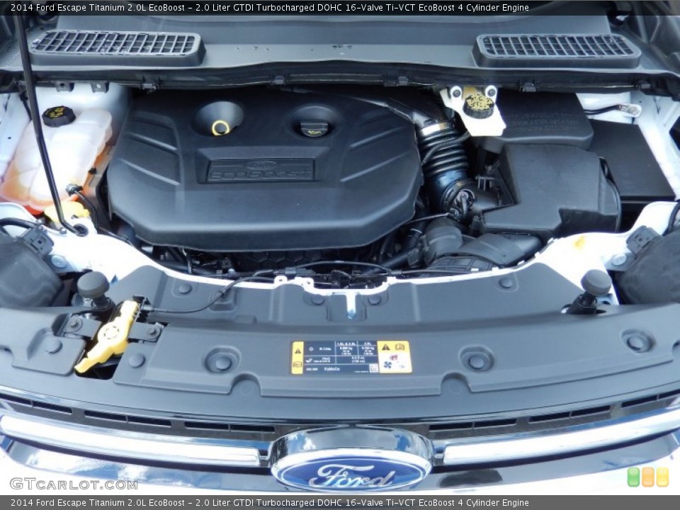 2.0 Liter GTDI Turbocharged DOHC 16-Valve Ti-VCT EcoBoost 4 Cylinder Engine for the 2014 Ford Escape #82971359