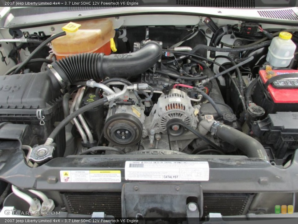3.7 Liter SOHC 12V Powertech V6 Engine for the 2007 Jeep Liberty #82972197