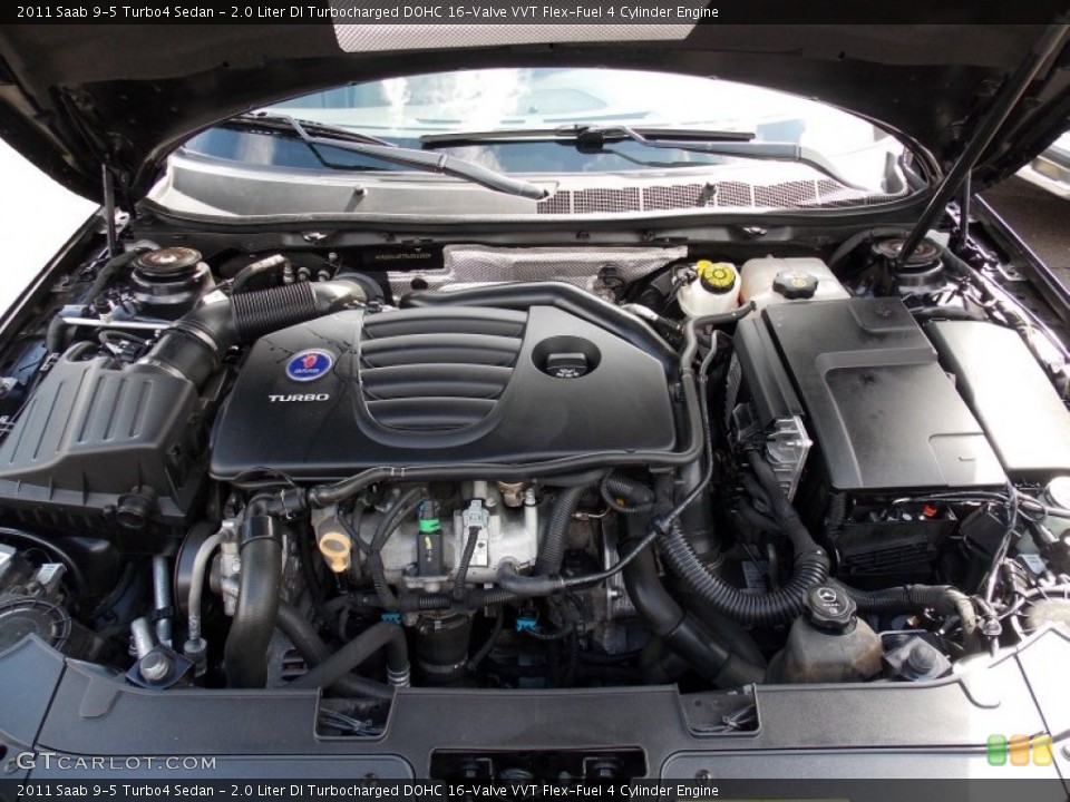 2.0 Liter DI Turbocharged DOHC 16-Valve VVT Flex-Fuel 4 Cylinder Engine for the 2011 Saab 9-5 #82997891