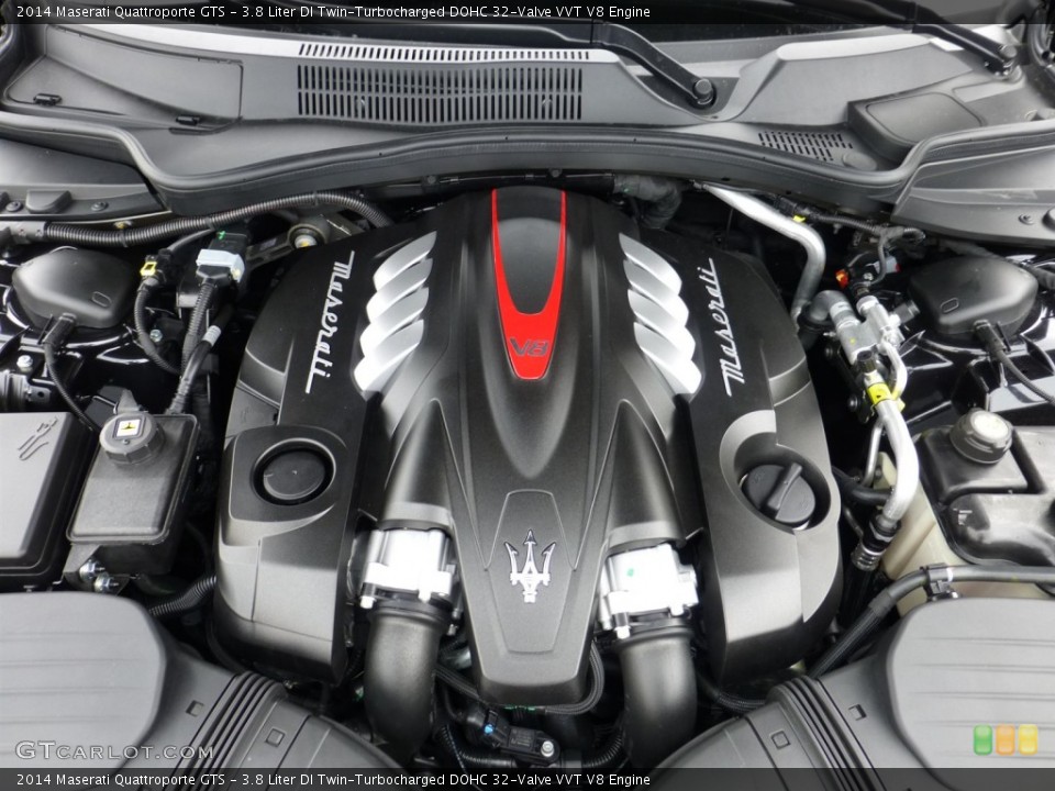3.8 Liter DI Twin-Turbocharged DOHC 32-Valve VVT V8 Engine for the 2014 Maserati Quattroporte #83012218