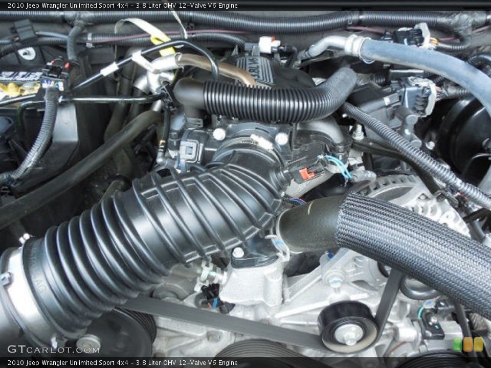 3.8 Liter OHV 12-Valve V6 Engine for the 2010 Jeep Wrangler Unlimited #83013836