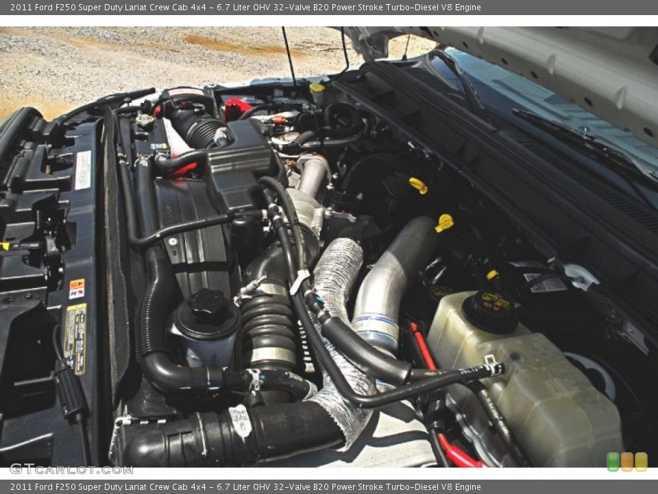 6.7 Liter OHV 32-Valve B20 Power Stroke Turbo-Diesel V8 Engine for the 2011 Ford F250 Super Duty #83016167