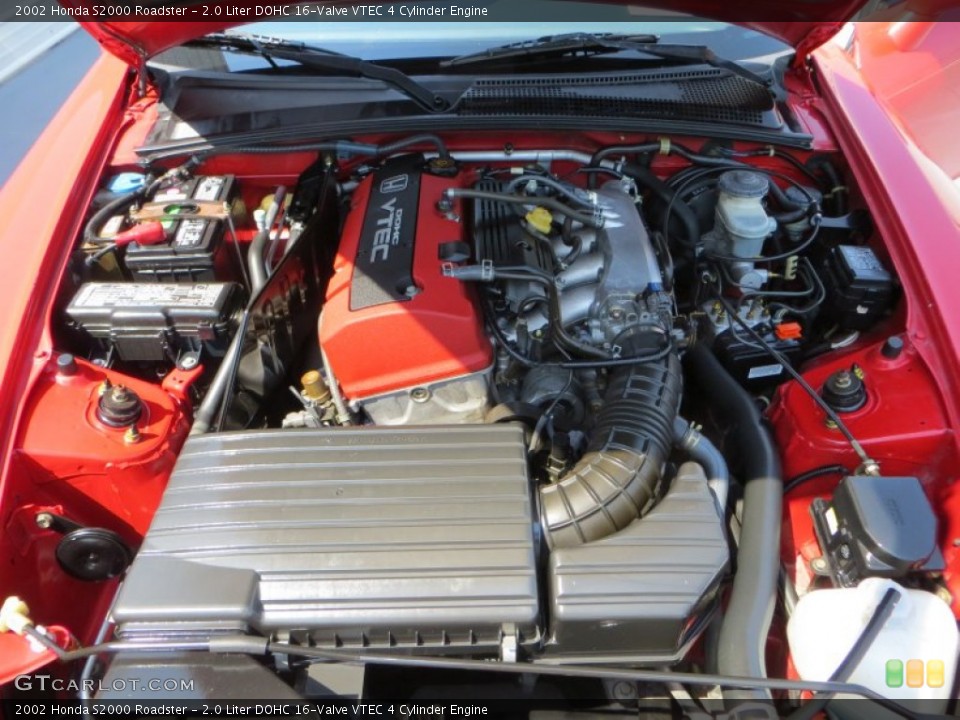 2.0 Liter DOHC 16-Valve VTEC 4 Cylinder 2002 Honda S2000 Engine