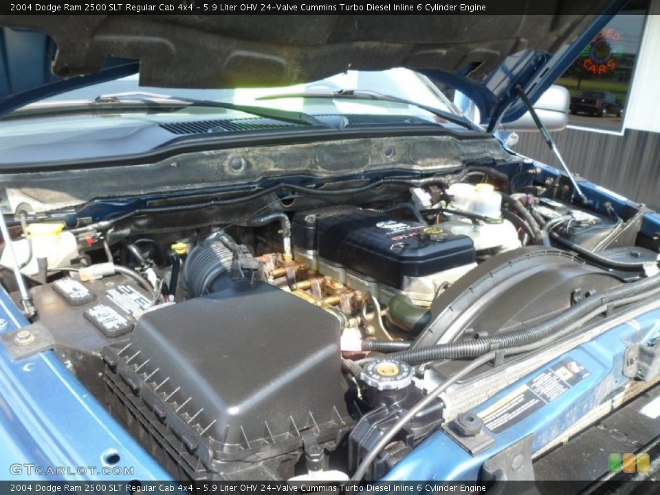 5.9 Liter OHV 24-Valve Cummins Turbo Diesel Inline 6 Cylinder Engine for the 2004 Dodge Ram 2500 #83060576
