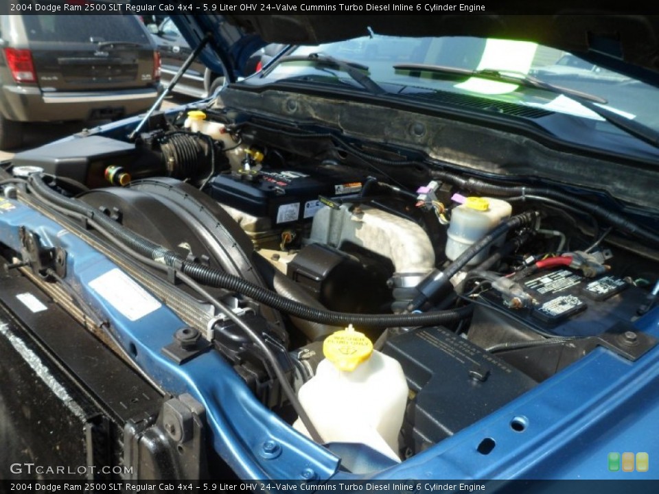 5.9 Liter OHV 24-Valve Cummins Turbo Diesel Inline 6 Cylinder Engine for the 2004 Dodge Ram 2500 #83060619