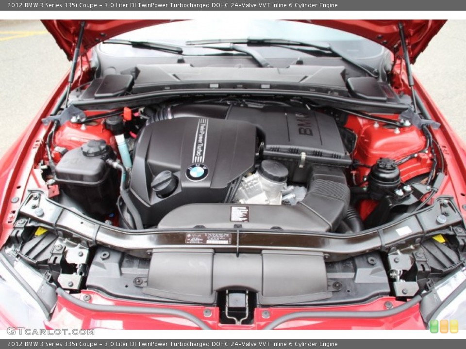 3.0 Liter DI TwinPower Turbocharged DOHC 24-Valve VVT Inline 6 Cylinder Engine for the 2012 BMW 3 Series #83061810