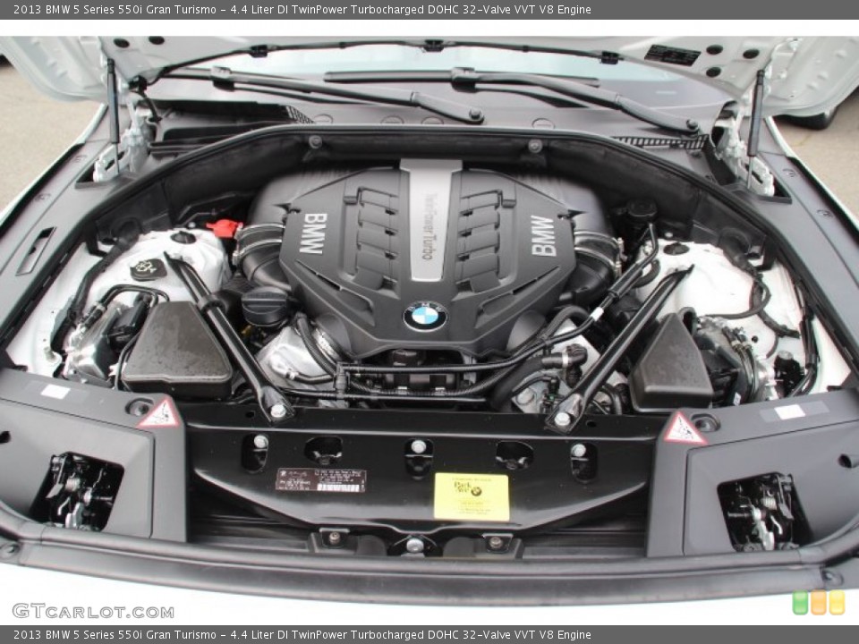 4.4 Liter DI TwinPower Turbocharged DOHC 32-Valve VVT V8 Engine for the 2013 BMW 5 Series #83072845