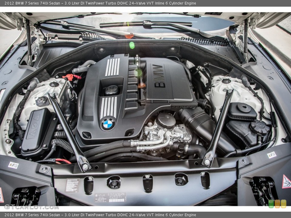 3.0 Liter DI TwinPower Turbo DOHC 24-Valve VVT Inline 6 Cylinder Engine for the 2012 BMW 7 Series #83088686