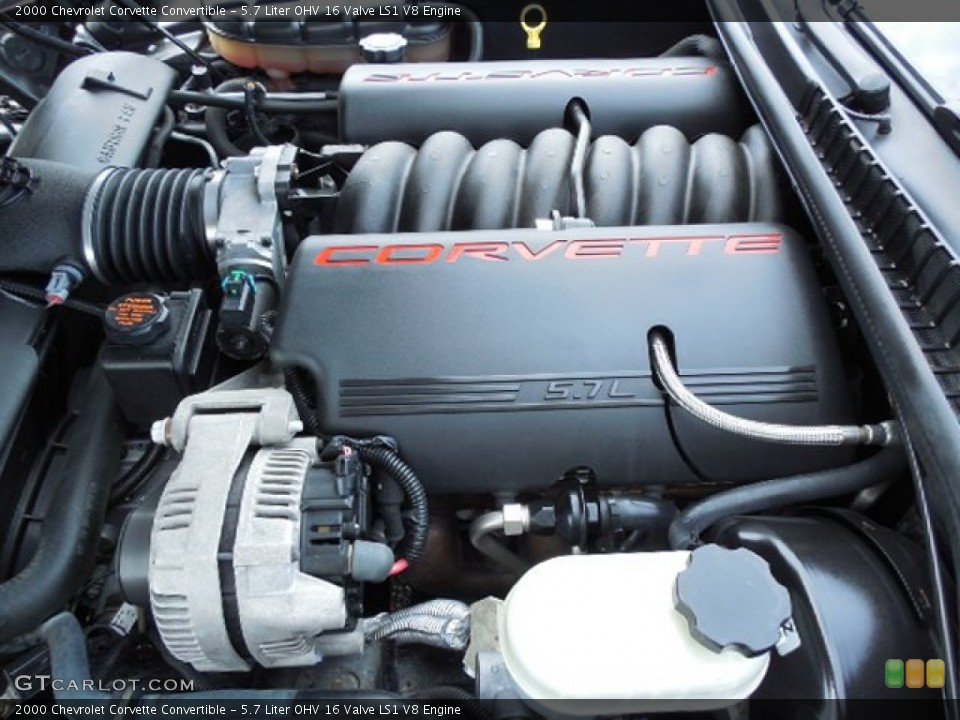 5.7 Liter OHV 16 Valve LS1 V8 Engine for the 2000 Chevrolet Corvette #83091461