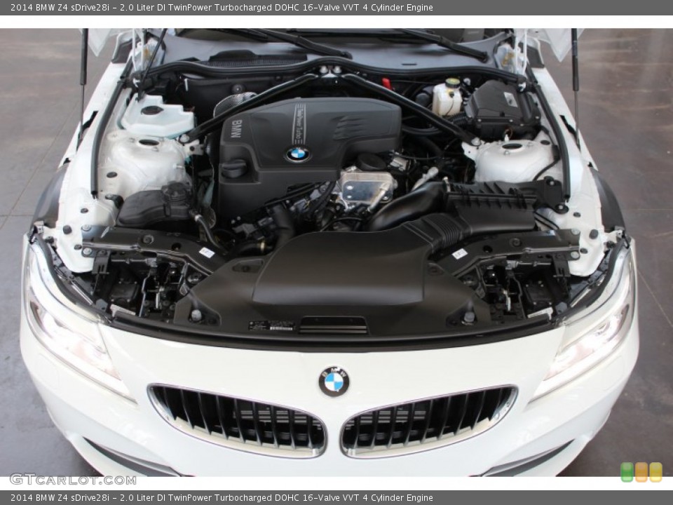 2.0 Liter DI TwinPower Turbocharged DOHC 16-Valve VVT 4 Cylinder 2014 BMW Z4 Engine